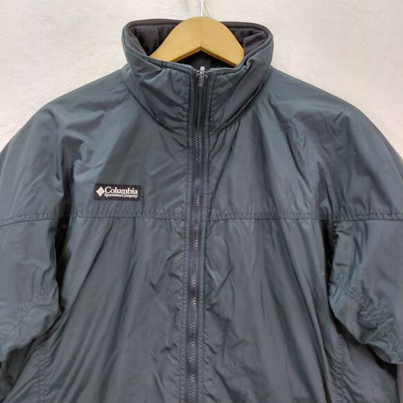 Columbia Women Gizmo Jacket Large Red Blue Colorblock 3 in 1 Winter Ski Coat VTG - Picture 12 of 16